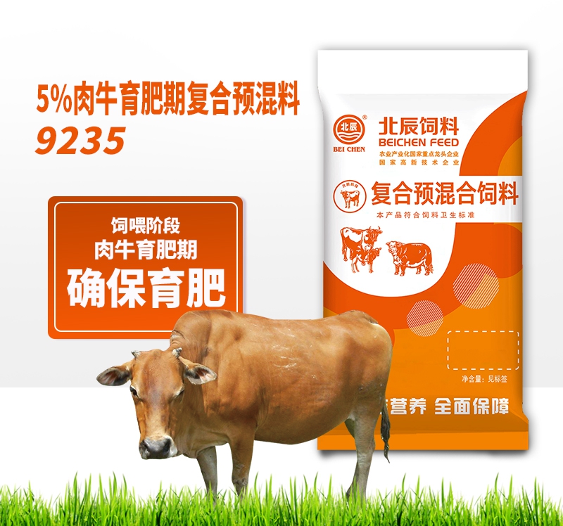 甘肅 5%肉牛育肥期復(fù)合預(yù)混料9235